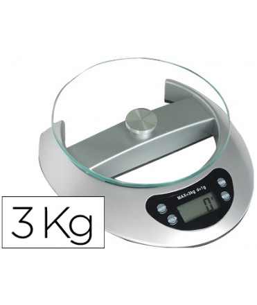 Pesacartas oficina q-connect electronico 3000 gr