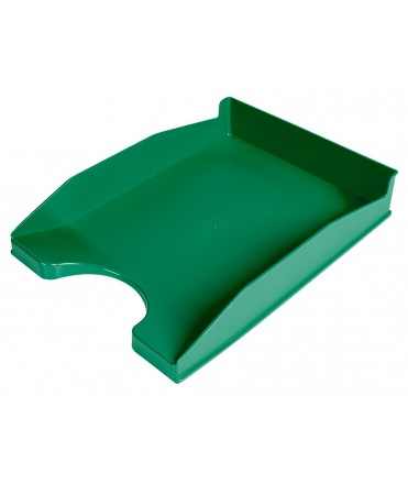Bandeja sobremesa plastico q-connect verde opaco 240x70x340 mm