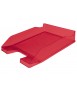 Bandeja sobremesa plastico q-connect rojo transparente 240x70x340 mm