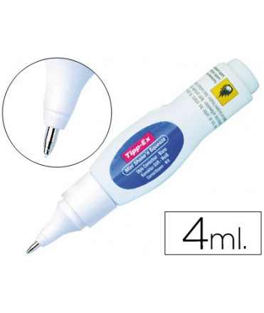 Corrector tipp-ex lapiz shake'n squeeze mini con punta metalica 4 ml