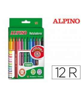 Standard alpine marker box of 12 units assorted colors