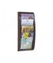Paperflow wall display din a4 black 4 boxes 650x290x95 mm