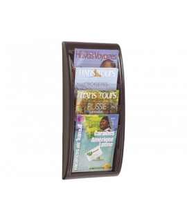 Paperflow wall display din a4 black 4 boxes 650x290x95 mm