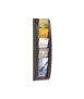 Paperflow postcard wall display a6 black 5 boxes 650x181x95 mm