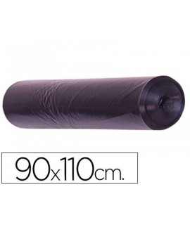 Black industrial garbage bag 90x110cm gauge 200 roll of 10 units