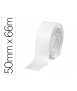 Cinta adhesiva q-connect polipropileno blanca 66 mt x 50 mm para embalaje