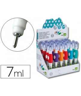 Corrector liderpapel lapiz roller punta metalica de 1.6 mm capacidad 7 ml expositor de 24 unidades