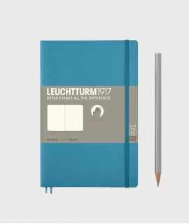 Notebook LEUCHTTURM1917 B6. Stone blue soft top. Smooth finish