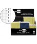 Libreta liderpapel simil piel 120 hojas 70gr cuadro 4mm + indice expositor de 45 unidades colores surtidos