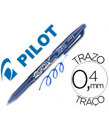 Boligrafo pilot frixion borrable azul