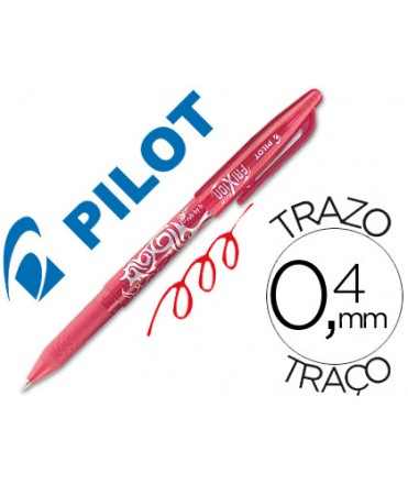 Boligrafo pilot frixion borrable rojo