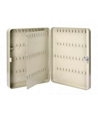 Armario metalico portallaves q-connect 370x280x80 mm para 140 llaves