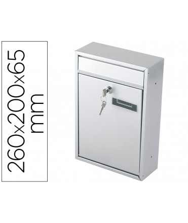 Buzon q-connect para correspondencia metalico 260x200x65 mm
