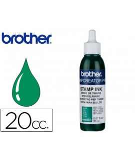 brother ink for automatic seals green 20 cc bottle