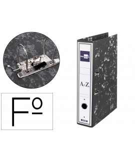 Lever file cabinet liderpapel folio classic black carton intertwined with rado spine 75mm black metal compressor