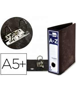 Lever file cabinet liderpapel classic blue without rado spine 80mm black metal compressor