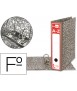 Lever file cabinet liderpapel folio classic red cardboard interglued without rado spine 80mm grey metal compressor