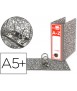 Lever File Cabinet liderpapel Classic Landscape Red Sin Back 80mm Gray Metal Compressor