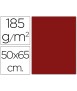 Cartulina guarro granate 50x65 cm 185 gr