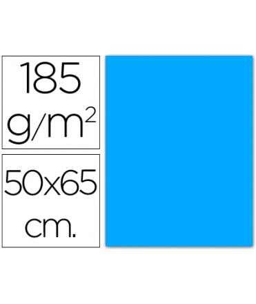 Cartulina guarro azul maldivas 50x65 cm 185 gr