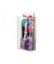 Expositor mural archivo 2000 metacrilato 1/3 din a4 transparente 110x45x180 mm un compartimiento