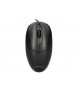 Raton q-connect optico 800 dpi usb 1,5 ghz negro con cable