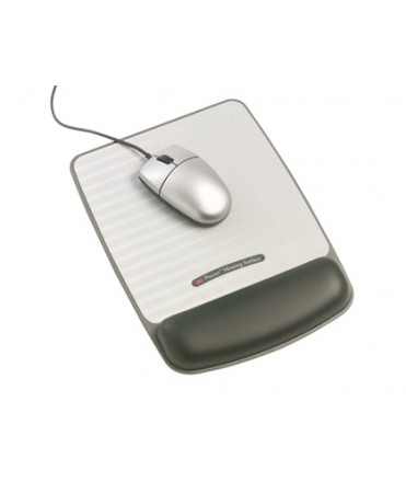 Reposamuñecas 3m piel negra con superficie para raton y teclado linea prevencion totalwr422le