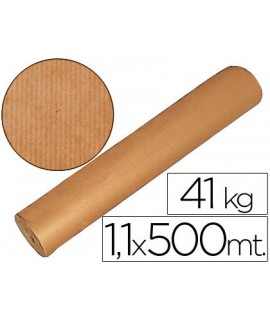 Papel kraft marron bobina 1,10 mt x 500 mts especial para embalaje