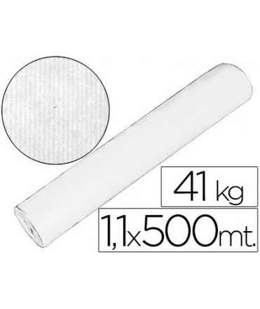 Papel kraft blanco bobina 1,10 mt x 500 mt especial para embalaje
