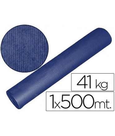 Papel kraft azul bobina 1,00 mt x 500 mt especial para embalaje