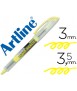 Rotulador artline fluorescente ek-640 amarillo punta biselada
