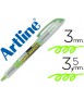Fluorescent artline marker ek-640 green beveled tip