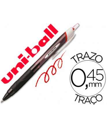Boligrafo uni-ball jet stream sport sxn-150e tinta hibrida rojo