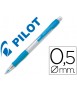 Portaminas pilot super grip celeste 0,5 mm sujecion de caucho