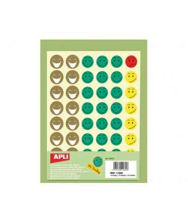 Gomets escolar caras mr smiley bolsa de 12 hojas