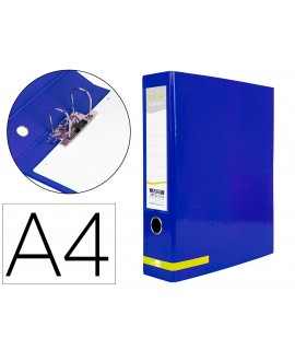 liderpapel A4 Color System Lever Filing Cabinet Lined Without Rado Spinel 80mm Blue Metal Compressor