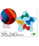 Bloc trabajos manuales liderpapel crespon 240x315mm 10 hojas colores surtidos