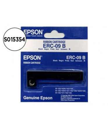 Cinta impresora epson erc-09b negra m-160 163 164 180 180h 181 182 183 185 190 191 192 195