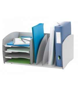 Organizador de armario paperflow gris poliestireno 245x543x340 mm