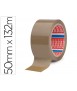 Cinta adhesiva tesa marron pp 132 m x 50 mm para embalaje