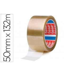 Cinta adhesiva tesa pp transparente 132 mt x 50 mm para embalaje