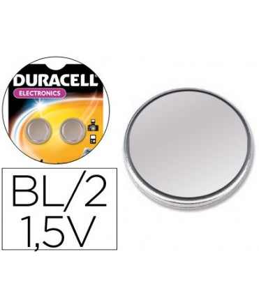 Pila duracell alcalina lr44 boton blister de 2 unidades