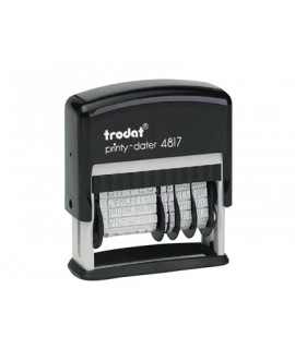 Formulario trodat con fechador 12 textos entintaje automatico4 mm
