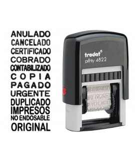 Formulario trodat 12 textos entintaje automatico 4 mm 4 mm