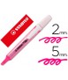 Rotulador stabilo marcador fluorescente swing cool rosa