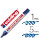 Marker pen edding 3300 n.3 blue refillable beveled tip
