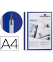 Carpeta duraplus din a4 con fastener azul durable