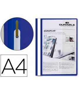 Carpeta duraplus din a4+ extra ancho con fastener azul durable