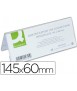 Identificador sobremesa q-connect metacrilato 145x60 mm ref.5728