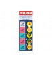 Goma de borrar milan 430-5 blister de 5 unidades